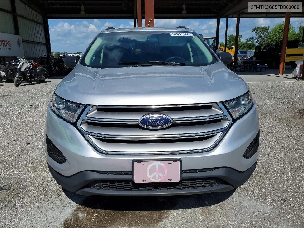 2015 Ford Edge Se VIN: 2FMTK3G85FBB60088 Lot: 62017766
