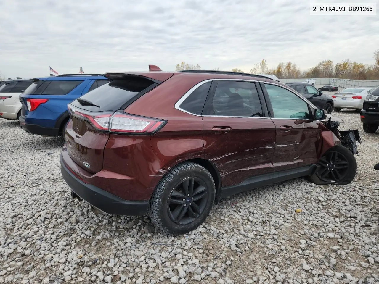 2FMTK4J93FBB91265 2015 Ford Edge Sel