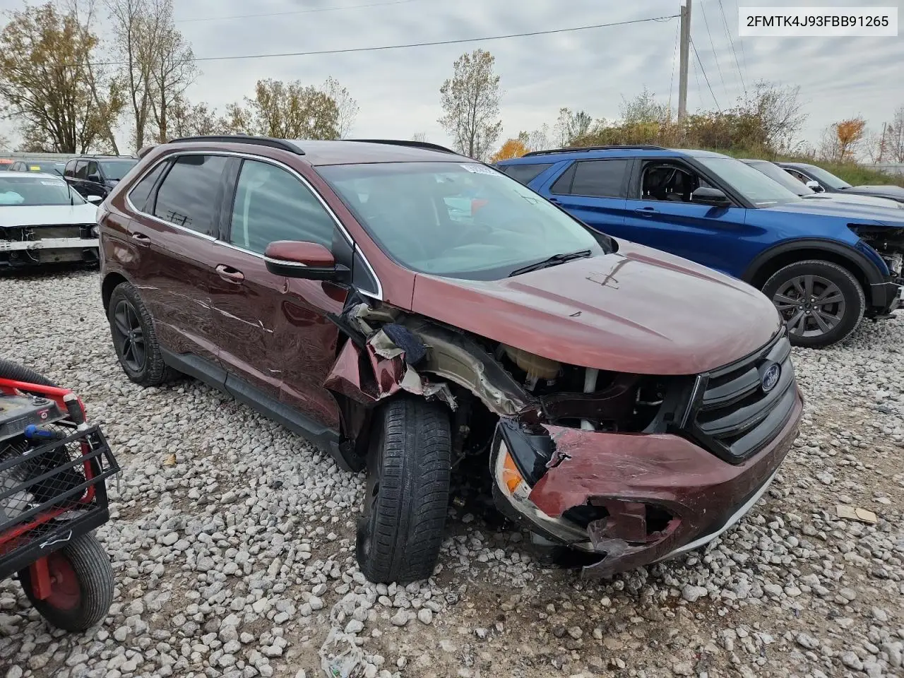 2FMTK4J93FBB91265 2015 Ford Edge Sel
