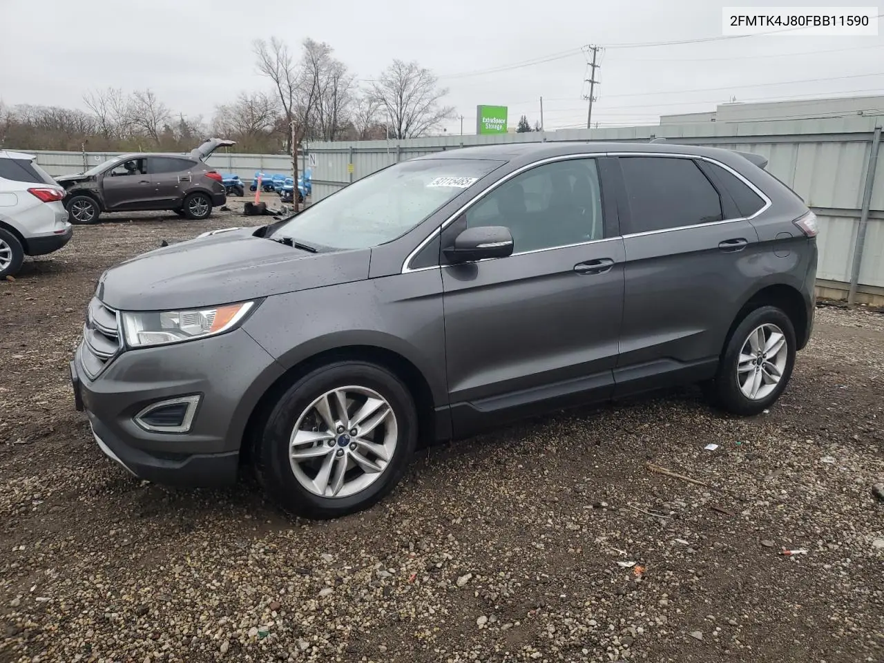 2FMTK4J80FBB11590 2015 Ford Edge Sel