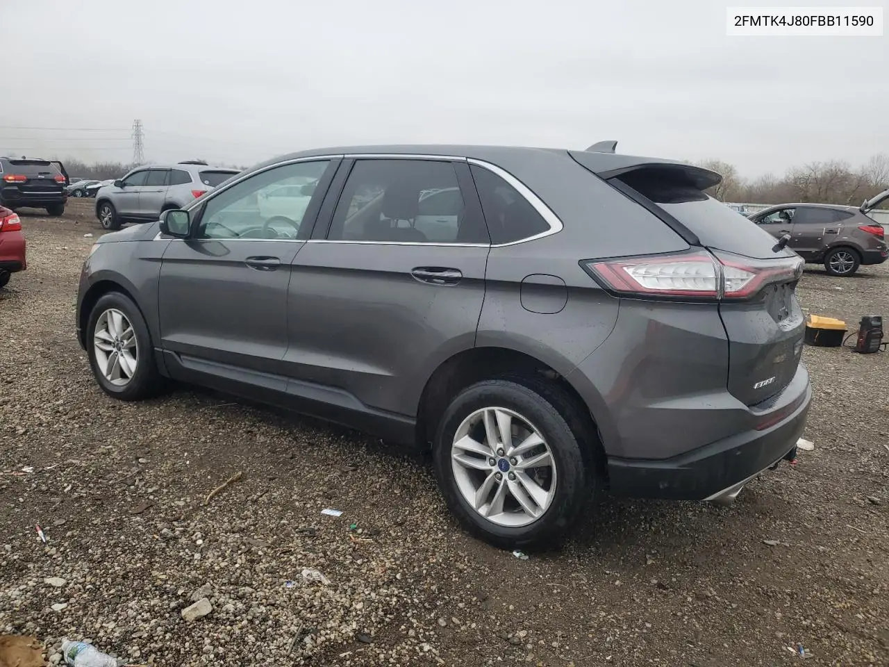 2FMTK4J80FBB11590 2015 Ford Edge Sel