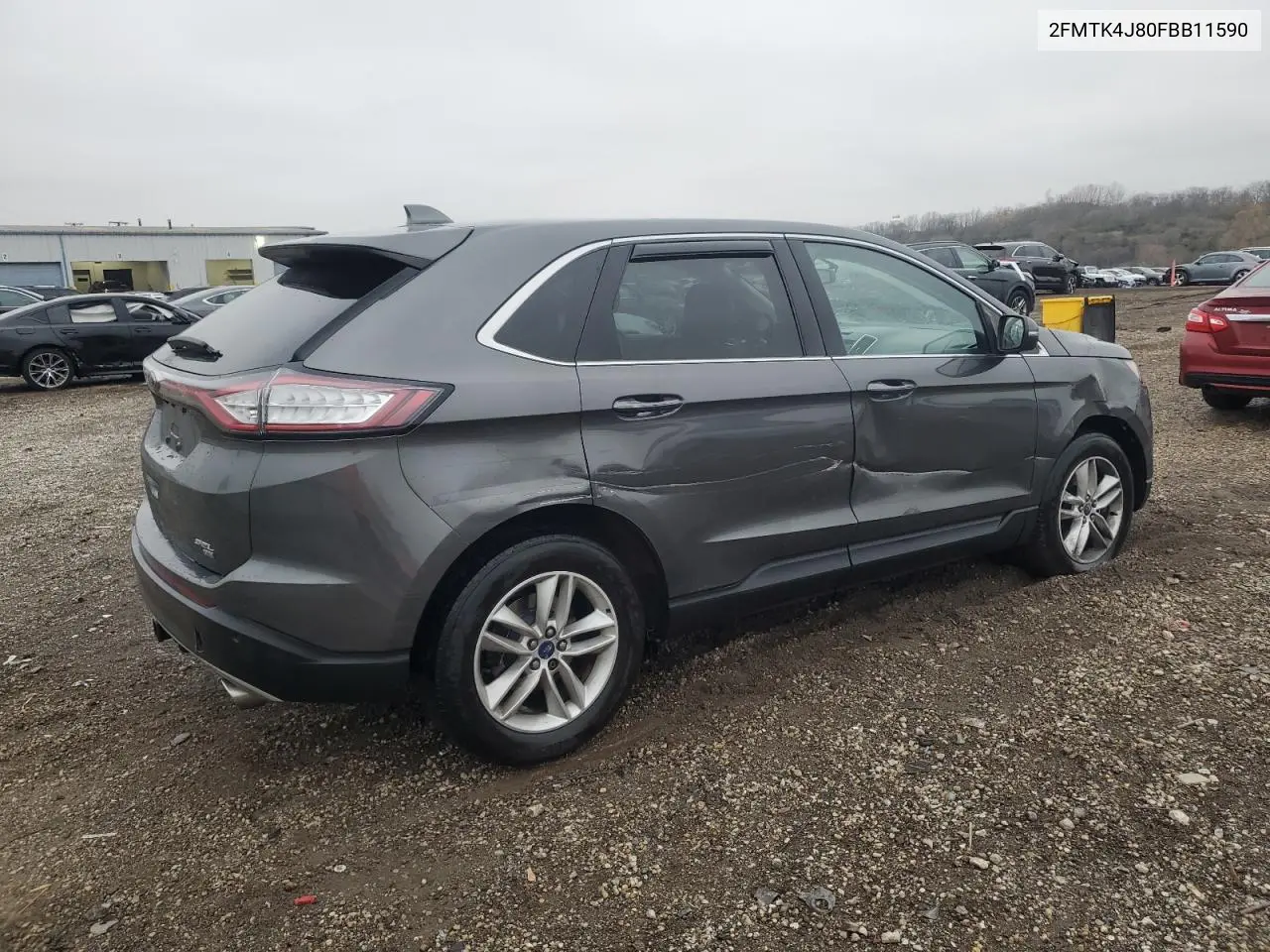 2FMTK4J80FBB11590 2015 Ford Edge Sel