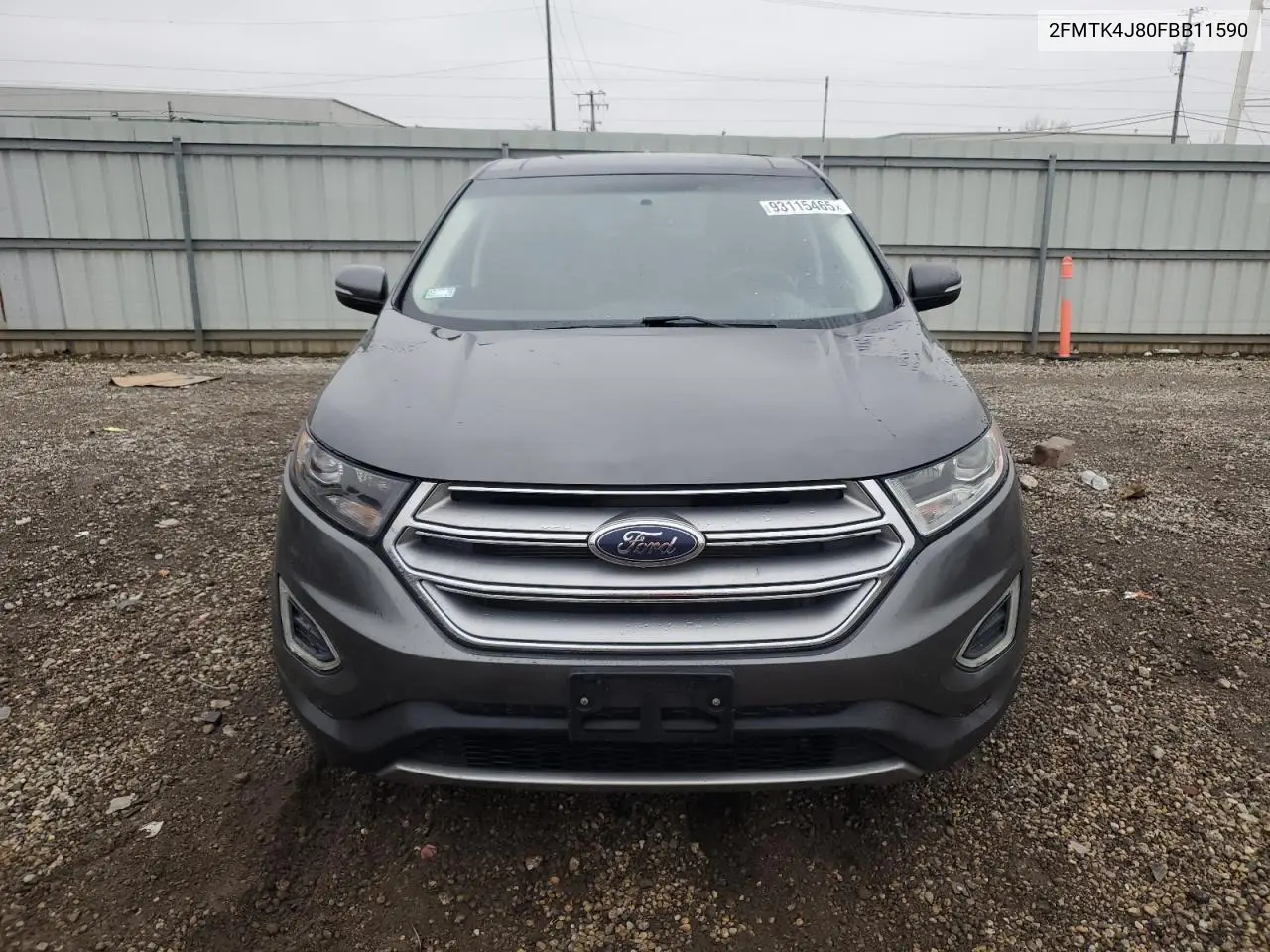 2FMTK4J80FBB11590 2015 Ford Edge Sel