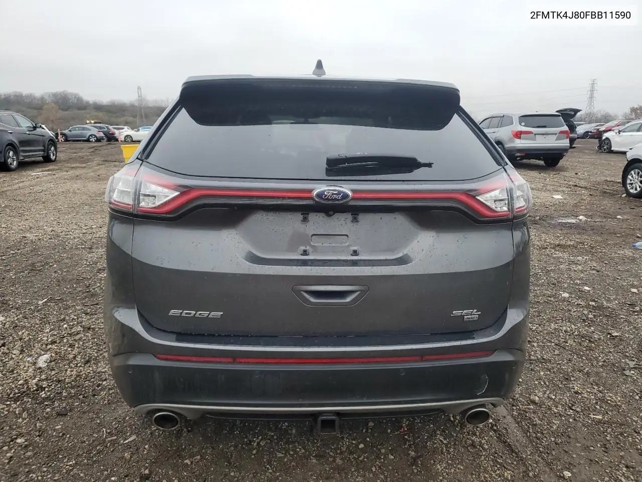 2FMTK4J80FBB11590 2015 Ford Edge Sel