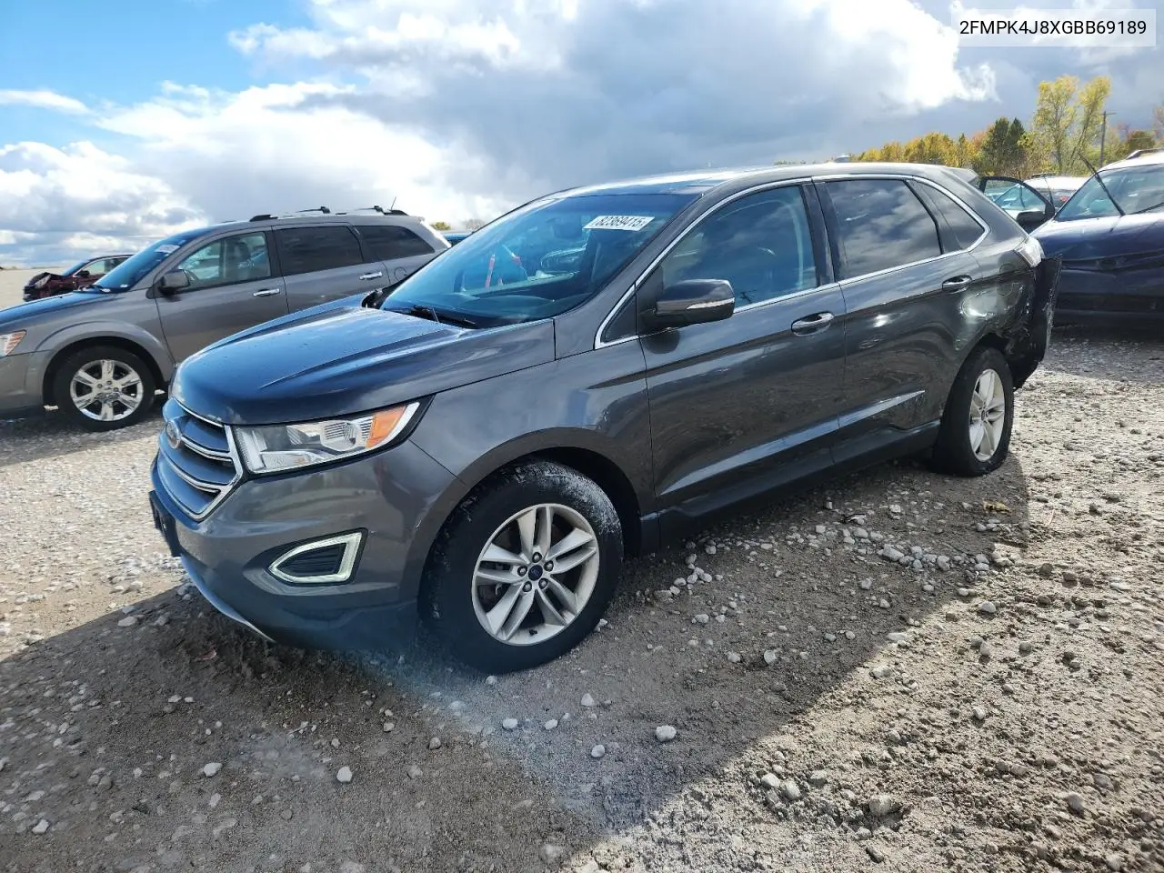 2FMPK4J8XGBB69189 2016 Ford Edge Sel