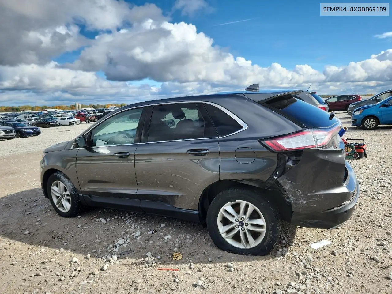 2FMPK4J8XGBB69189 2016 Ford Edge Sel