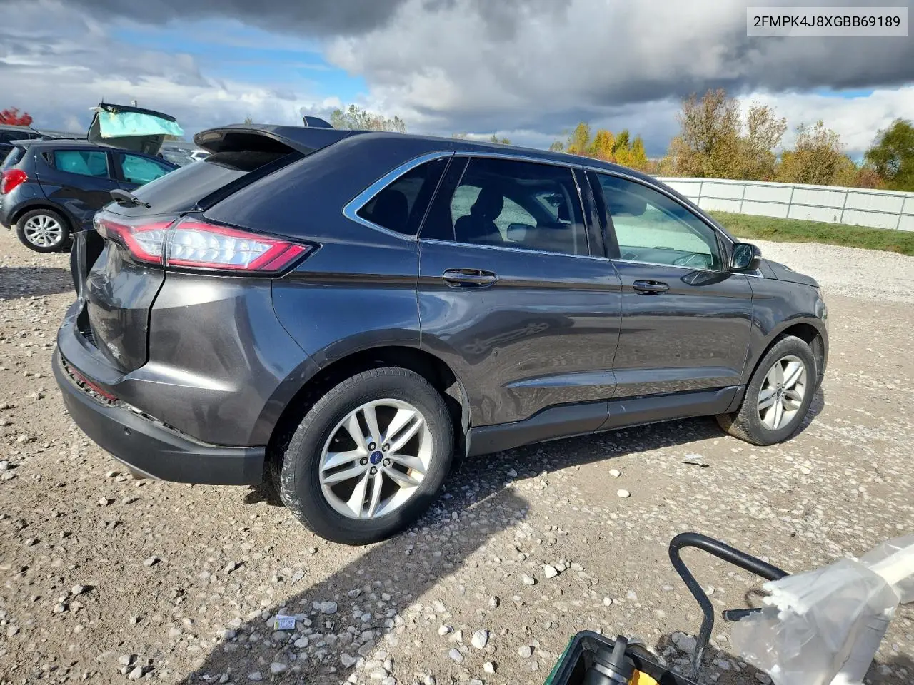 2FMPK4J8XGBB69189 2016 Ford Edge Sel