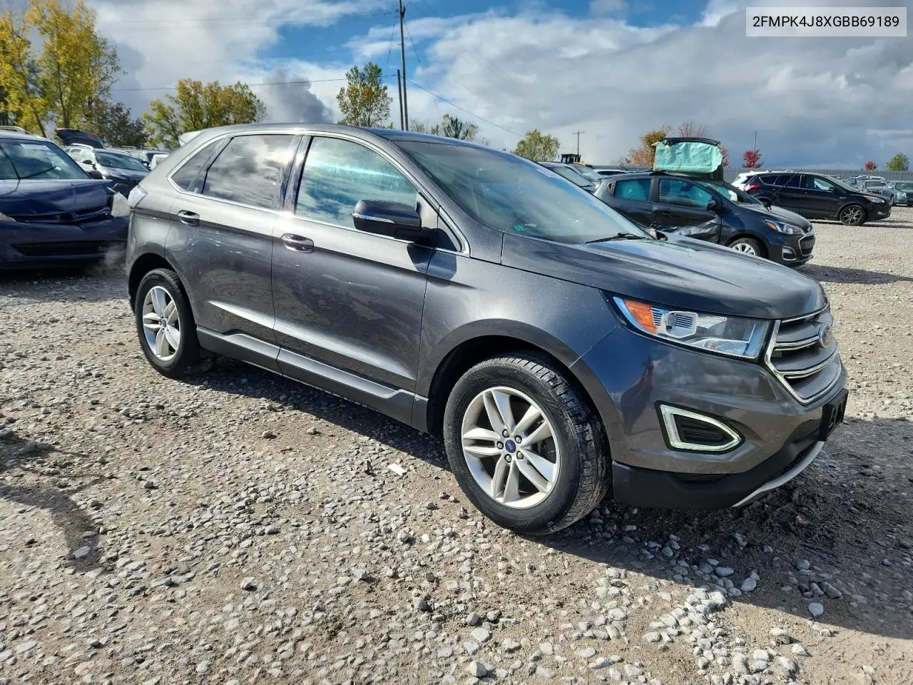 2FMPK4J8XGBB69189 2016 Ford Edge Sel