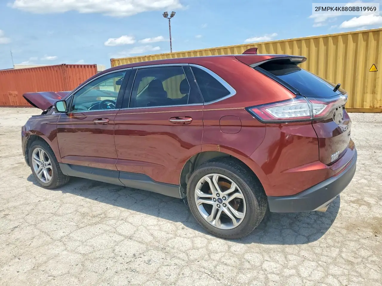 2016 Ford Edge Titanium VIN: 2FMPK4K88GBB19969 Lot: 56695256