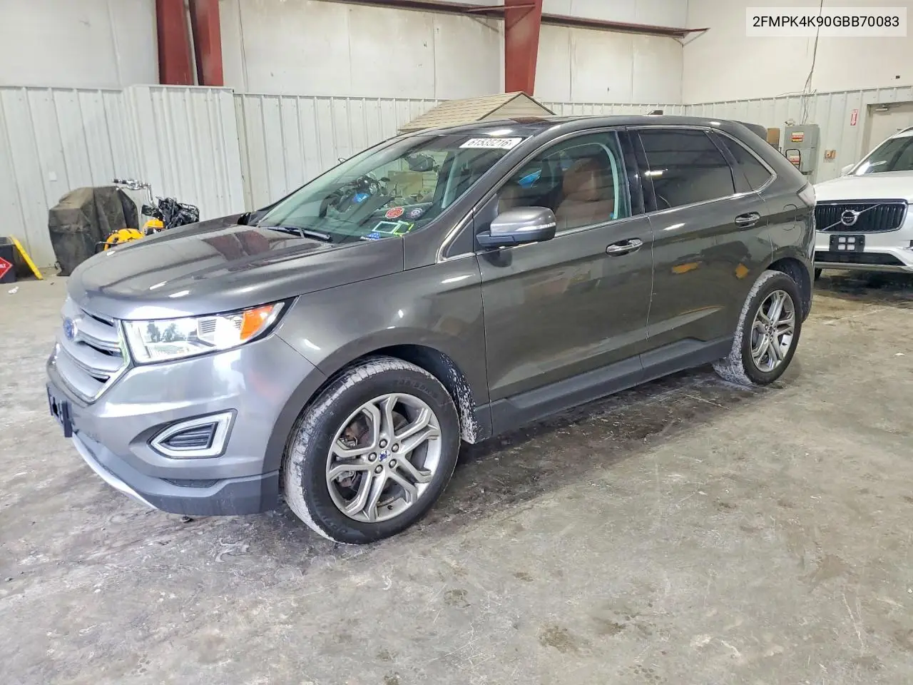 2016 Ford Edge Titanium VIN: 2FMPK4K90GBB70083 Lot: 61535216