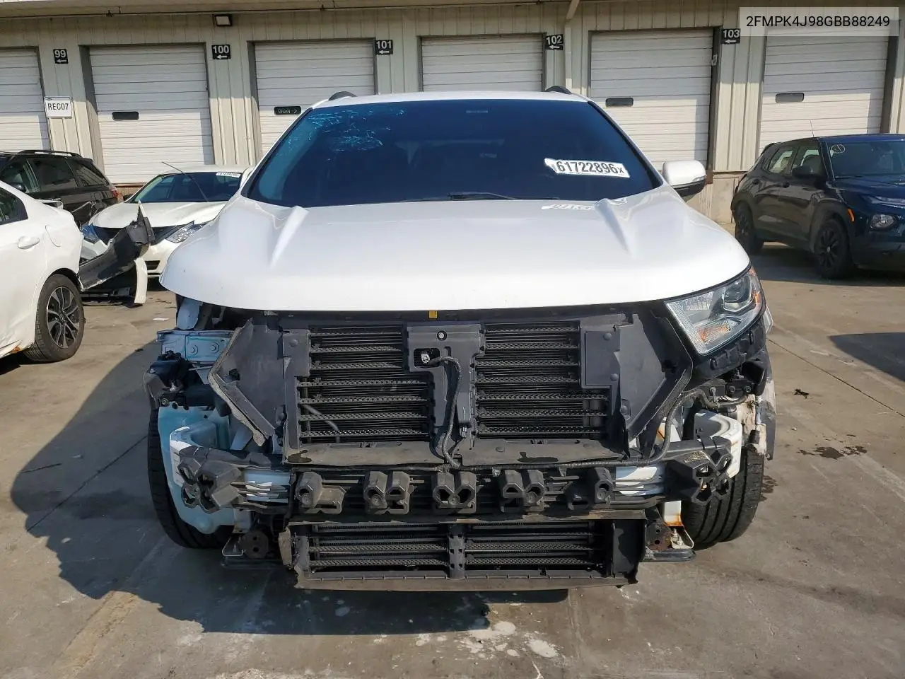 2016 Ford Edge Sel VIN: 2FMPK4J98GBB88249 Lot: 61722896