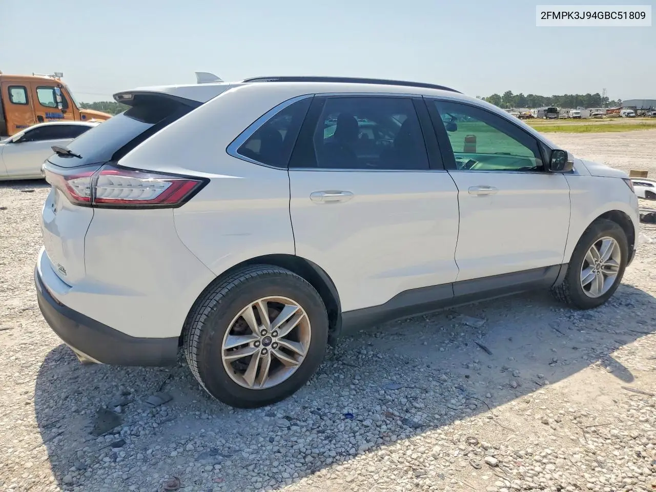 2016 Ford Edge Sel VIN: 2FMPK3J94GBC51809 Lot: 61821036