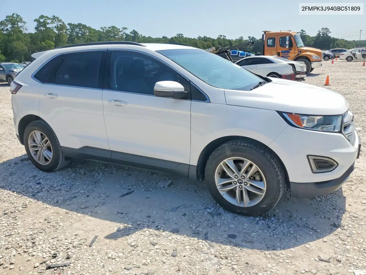 2016 Ford Edge Sel VIN: 2FMPK3J94GBC51809 Lot: 61821036