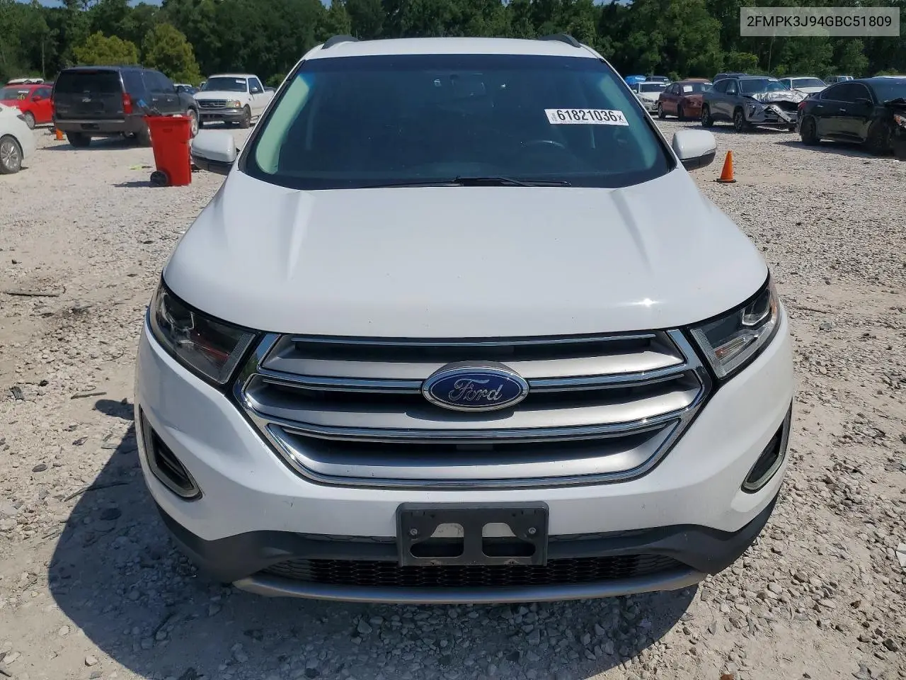 2016 Ford Edge Sel VIN: 2FMPK3J94GBC51809 Lot: 61821036