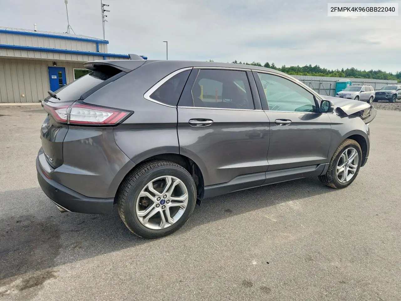2016 Ford Edge Titanium VIN: 2FMPK4K96GBB22040 Lot: 61866286