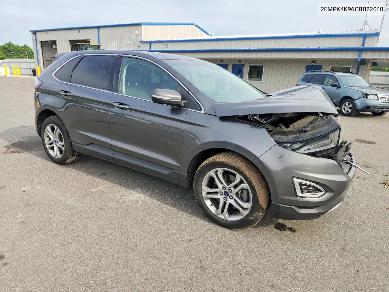 2016 Ford Edge Titanium VIN: 2FMPK4K96GBB22040 Lot: 61866286
