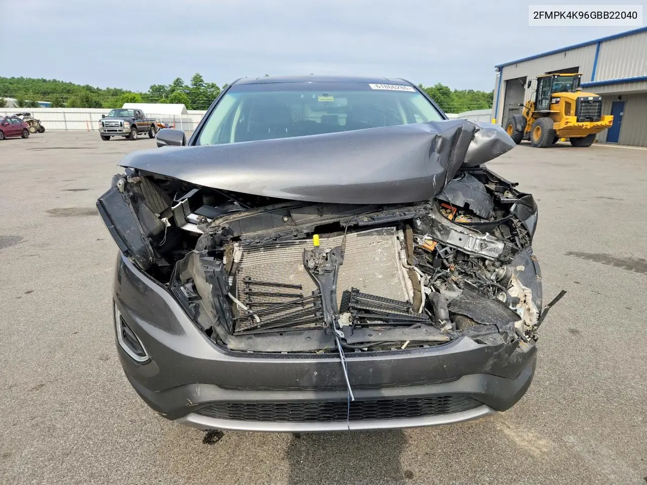 2016 Ford Edge Titanium VIN: 2FMPK4K96GBB22040 Lot: 61866286