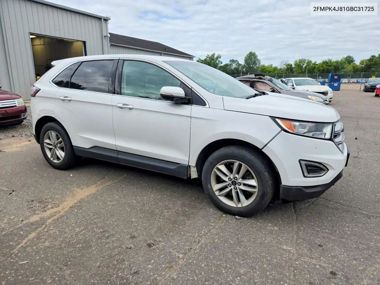 2016 Ford Edge Sel VIN: 2FMPK4J81GBC31725 Lot: 61898246