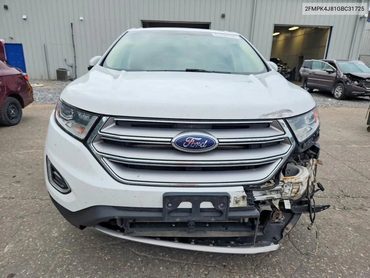 2016 Ford Edge Sel VIN: 2FMPK4J81GBC31725 Lot: 61898246