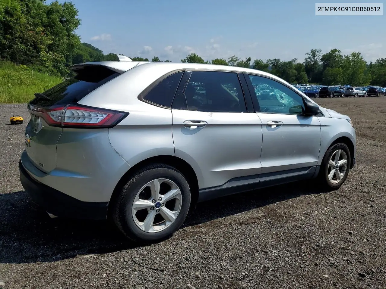 2016 Ford Edge Se VIN: 2FMPK4G91GBB60512 Lot: 61972086