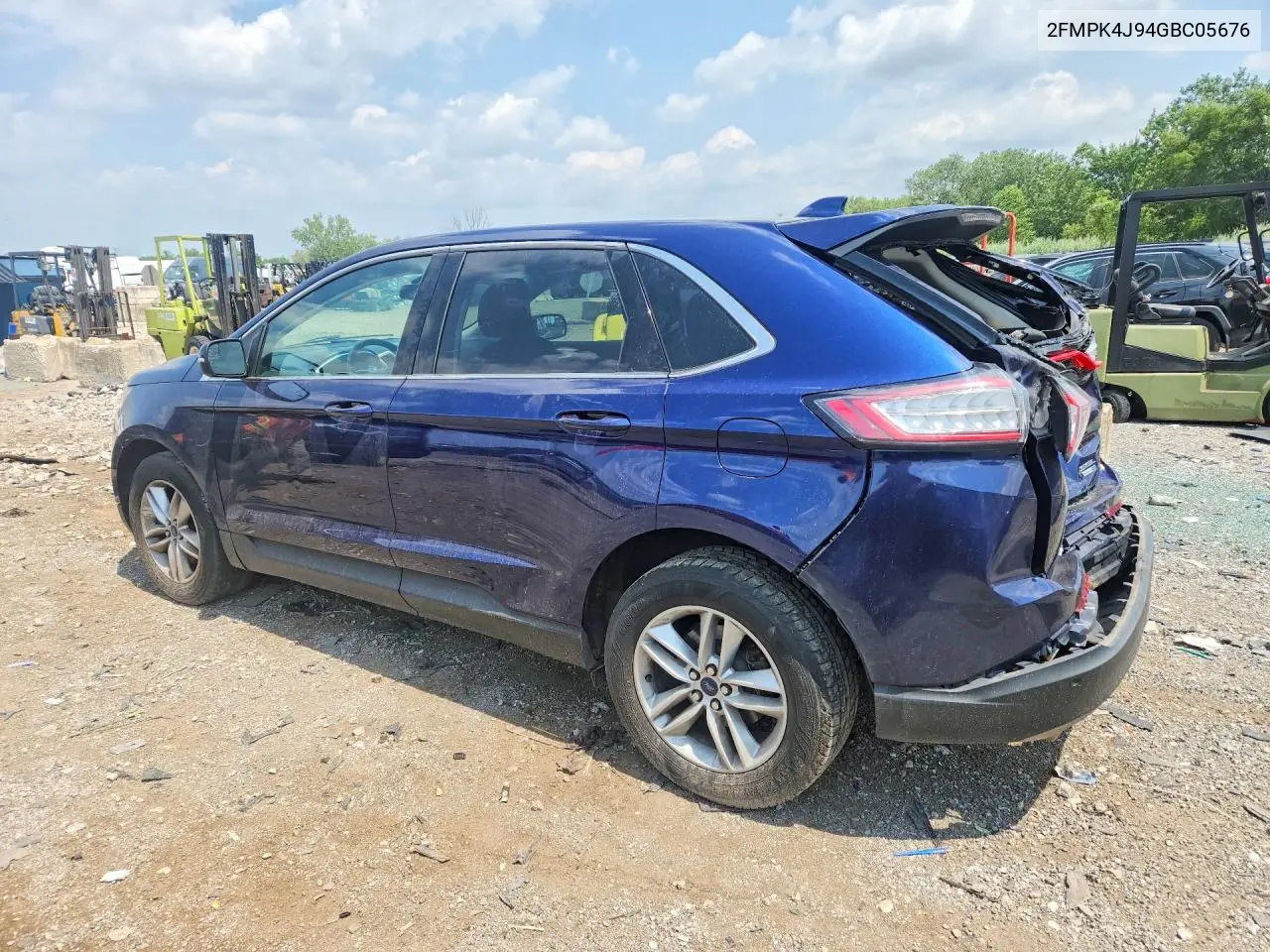 2016 Ford Edge Sel VIN: 2FMPK4J94GBC05676 Lot: 62054696
