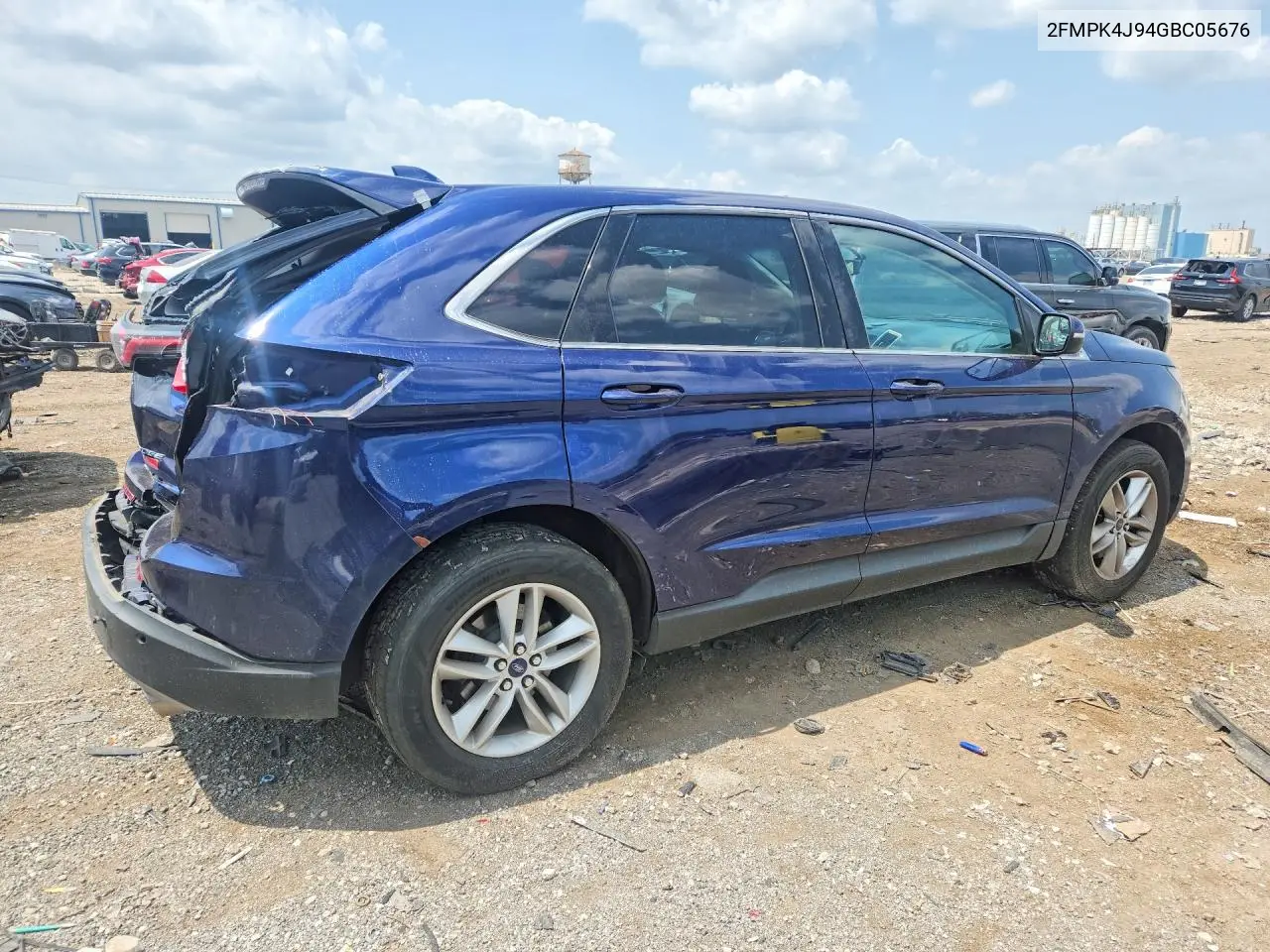 2016 Ford Edge Sel VIN: 2FMPK4J94GBC05676 Lot: 62054696