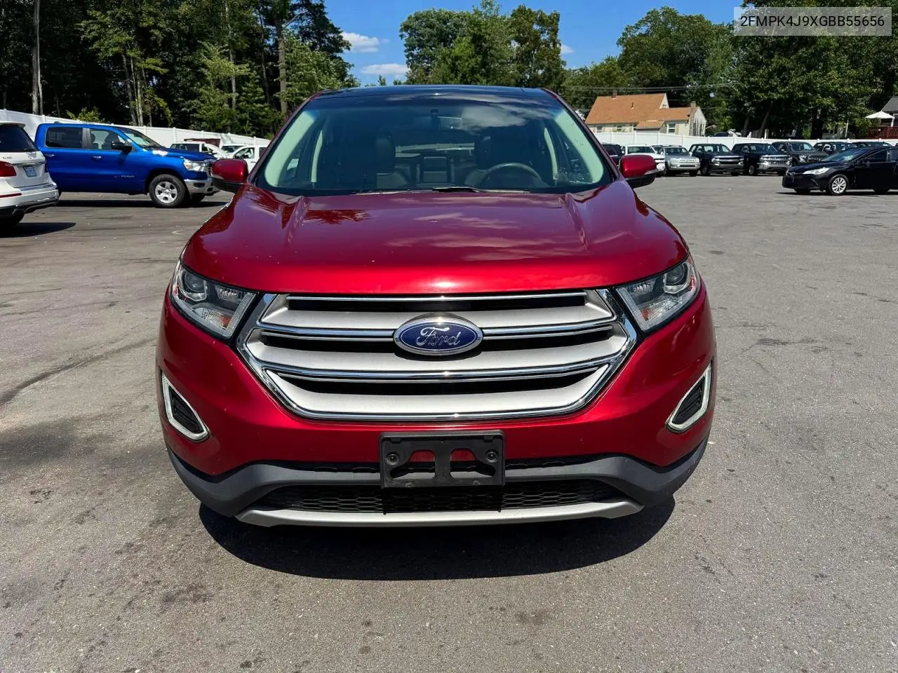 2016 Ford Edge Sel VIN: 2FMPK4J9XGBB55656 Lot: 62217376
