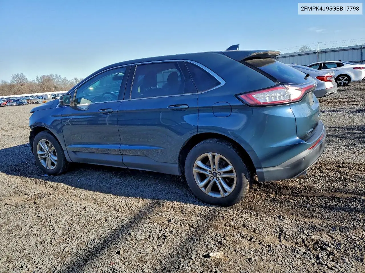 2FMPK4J95GBB17798 2016 Ford Edge Sel