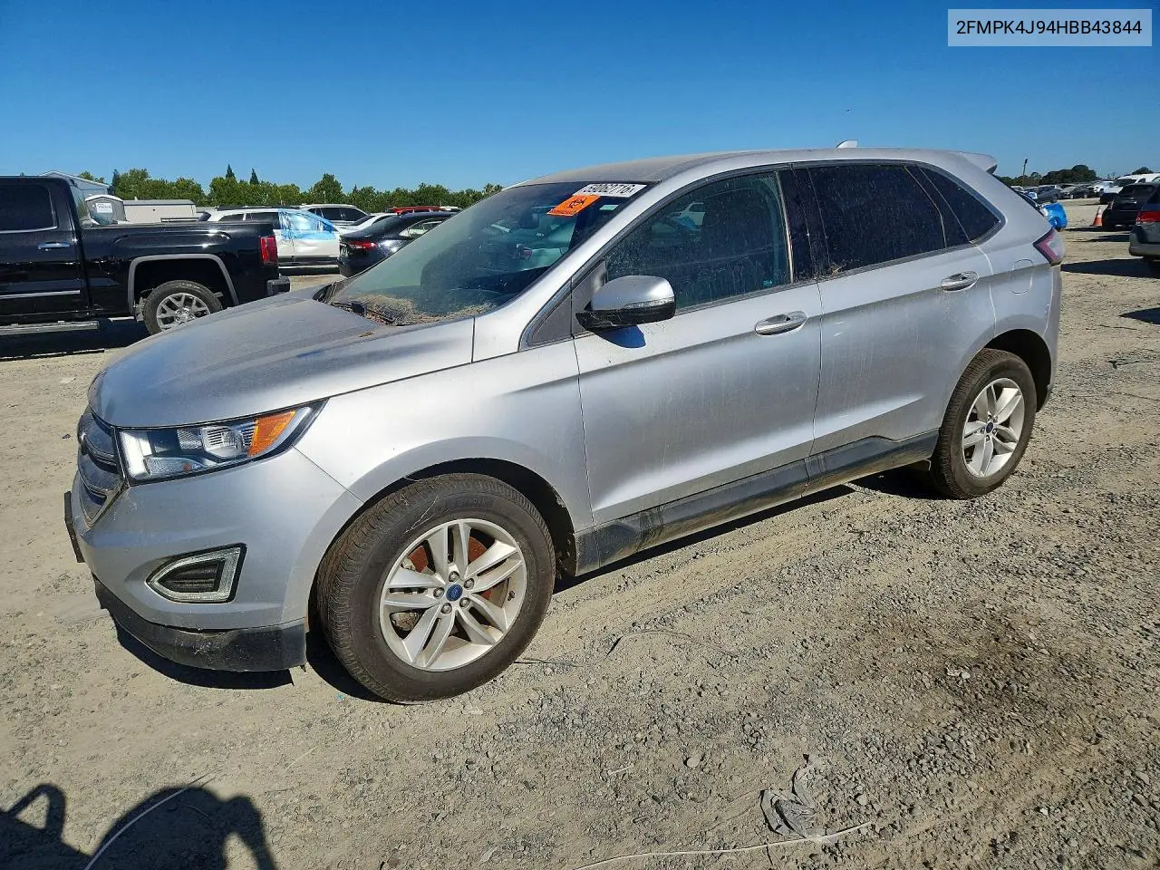 2017 Ford Edge Sel VIN: 2FMPK4J94HBB43844 Lot: 59062716