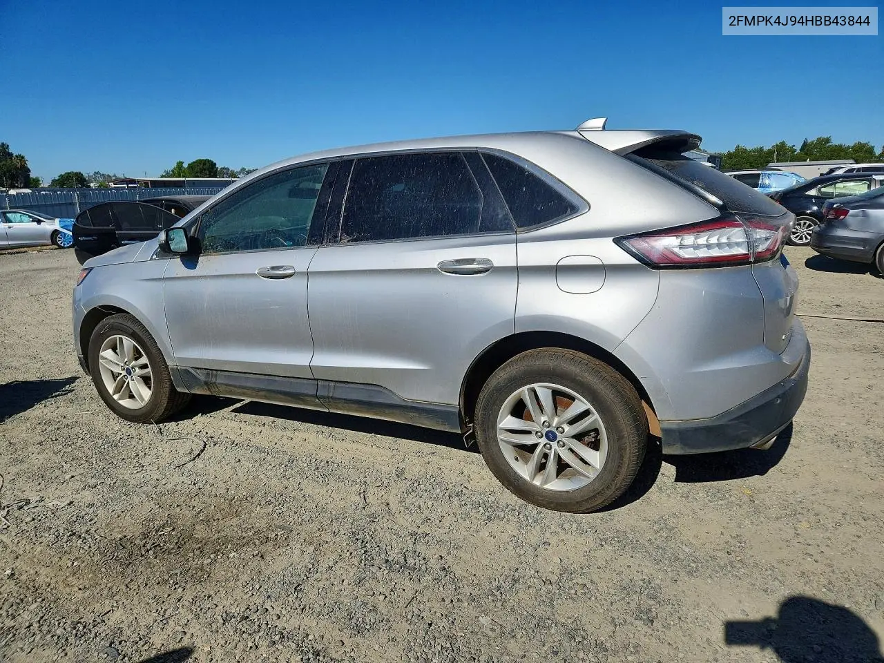 2017 Ford Edge Sel VIN: 2FMPK4J94HBB43844 Lot: 59062716