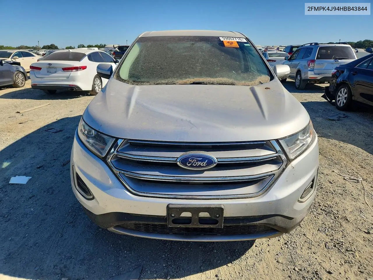2017 Ford Edge Sel VIN: 2FMPK4J94HBB43844 Lot: 59062716