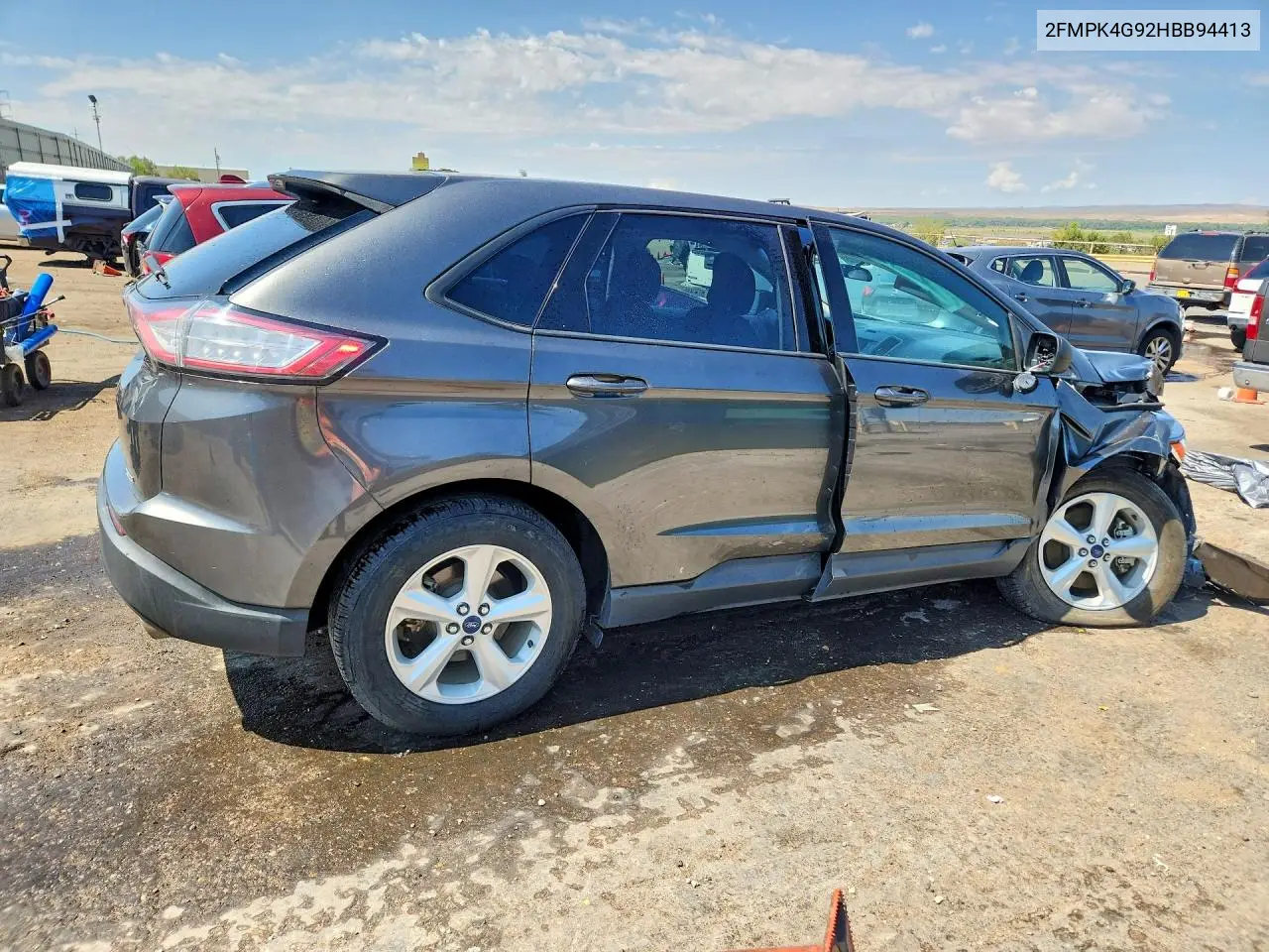 2017 Ford Edge Se VIN: 2FMPK4G92HBB94413 Lot: 59406116
