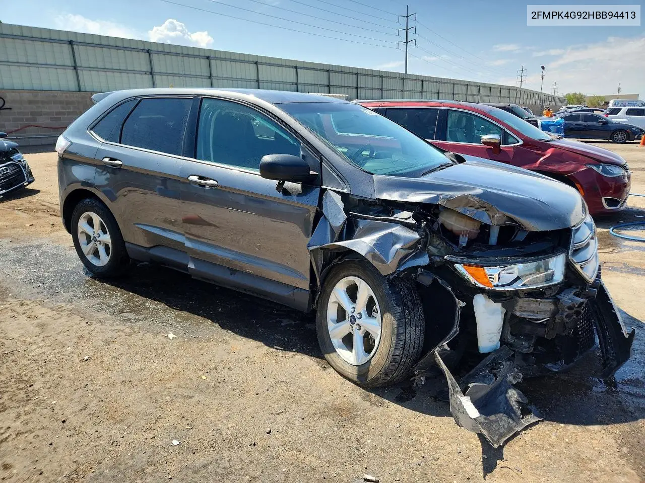 2017 Ford Edge Se VIN: 2FMPK4G92HBB94413 Lot: 59406116