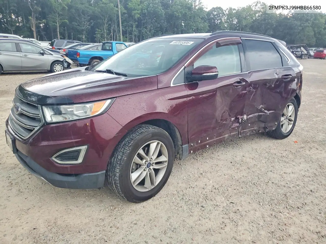 2017 Ford Edge Sel VIN: 2FMPK3J99HBB66580 Lot: 60305596