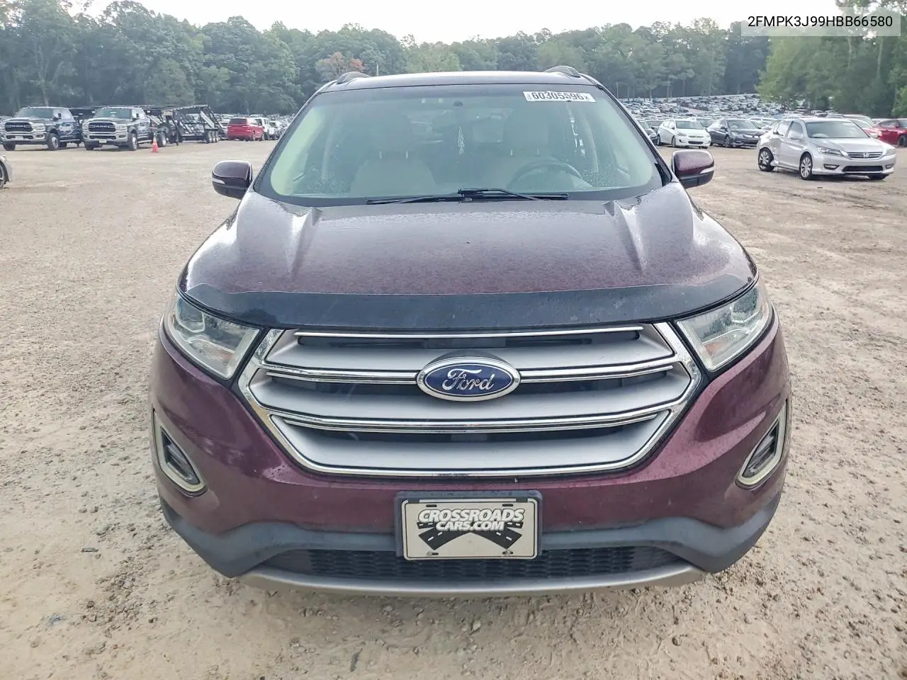 2017 Ford Edge Sel VIN: 2FMPK3J99HBB66580 Lot: 60305596