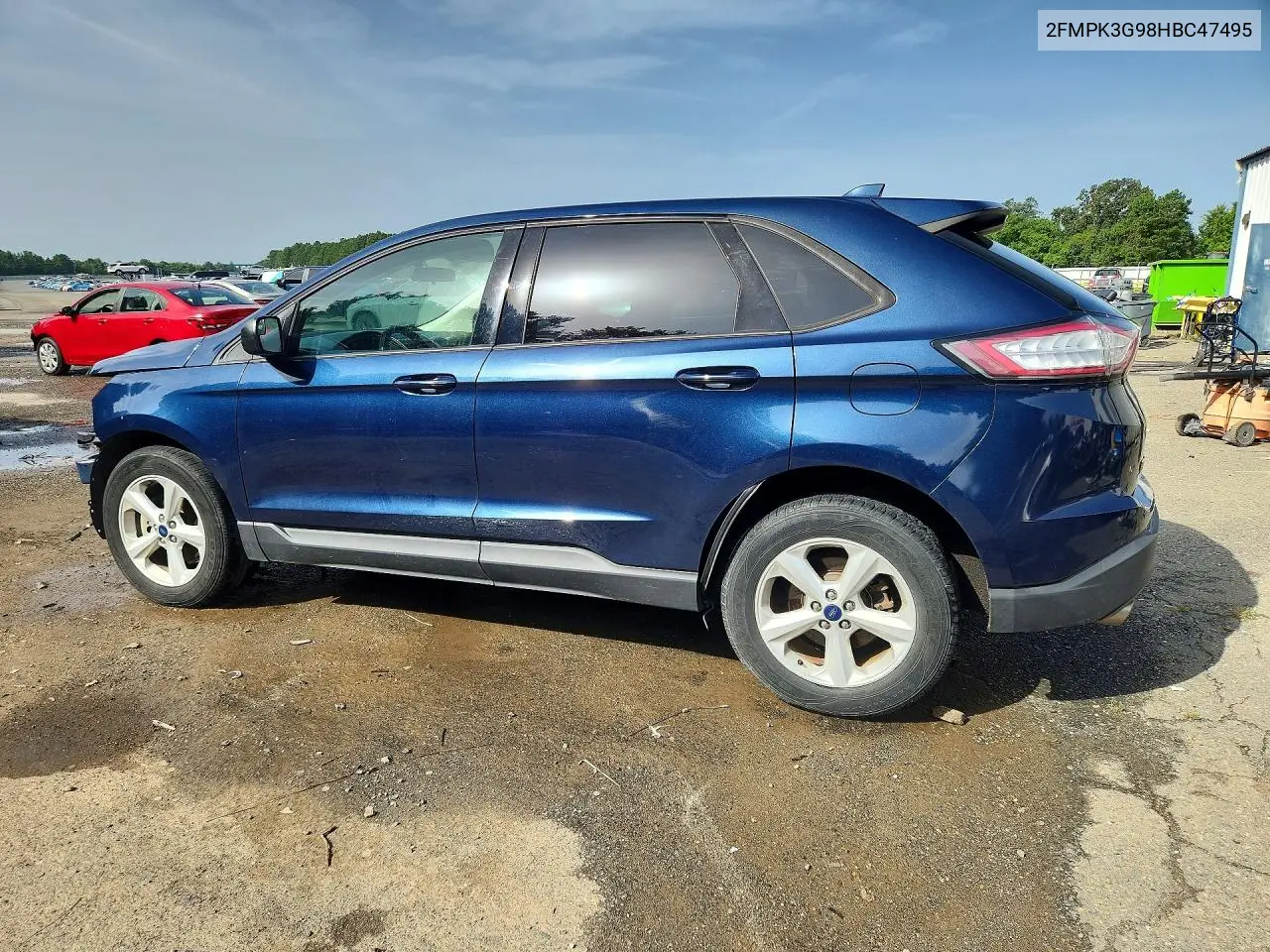 2017 Ford Edge Se VIN: 2FMPK3G98HBC47495 Lot: 60791456