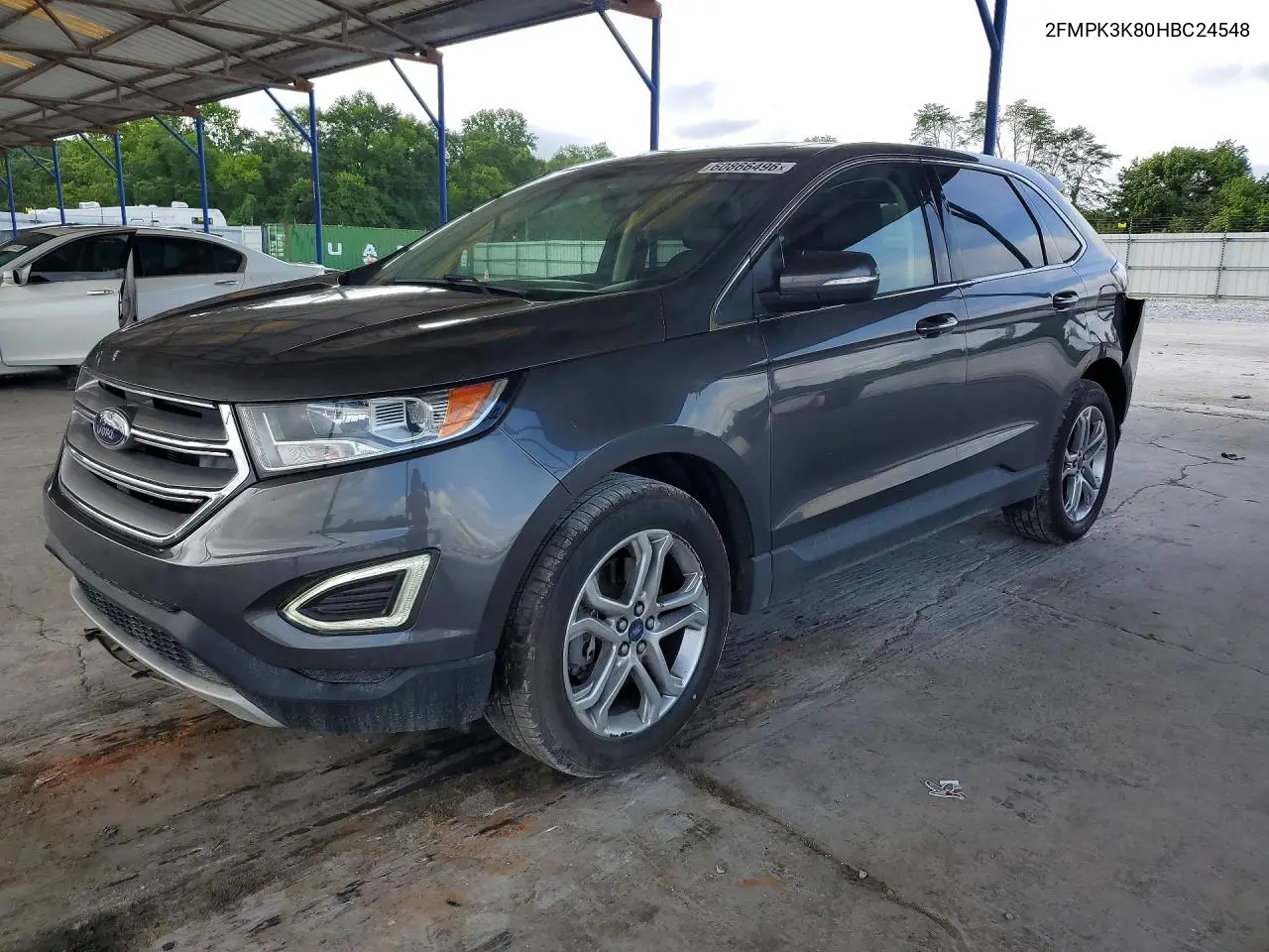 2017 Ford Edge Titanium VIN: 2FMPK3K80HBC24548 Lot: 60866496