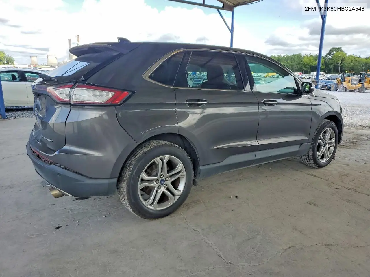 2017 Ford Edge Titanium VIN: 2FMPK3K80HBC24548 Lot: 60866496