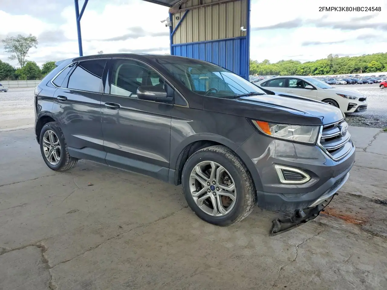 2017 Ford Edge Titanium VIN: 2FMPK3K80HBC24548 Lot: 60866496