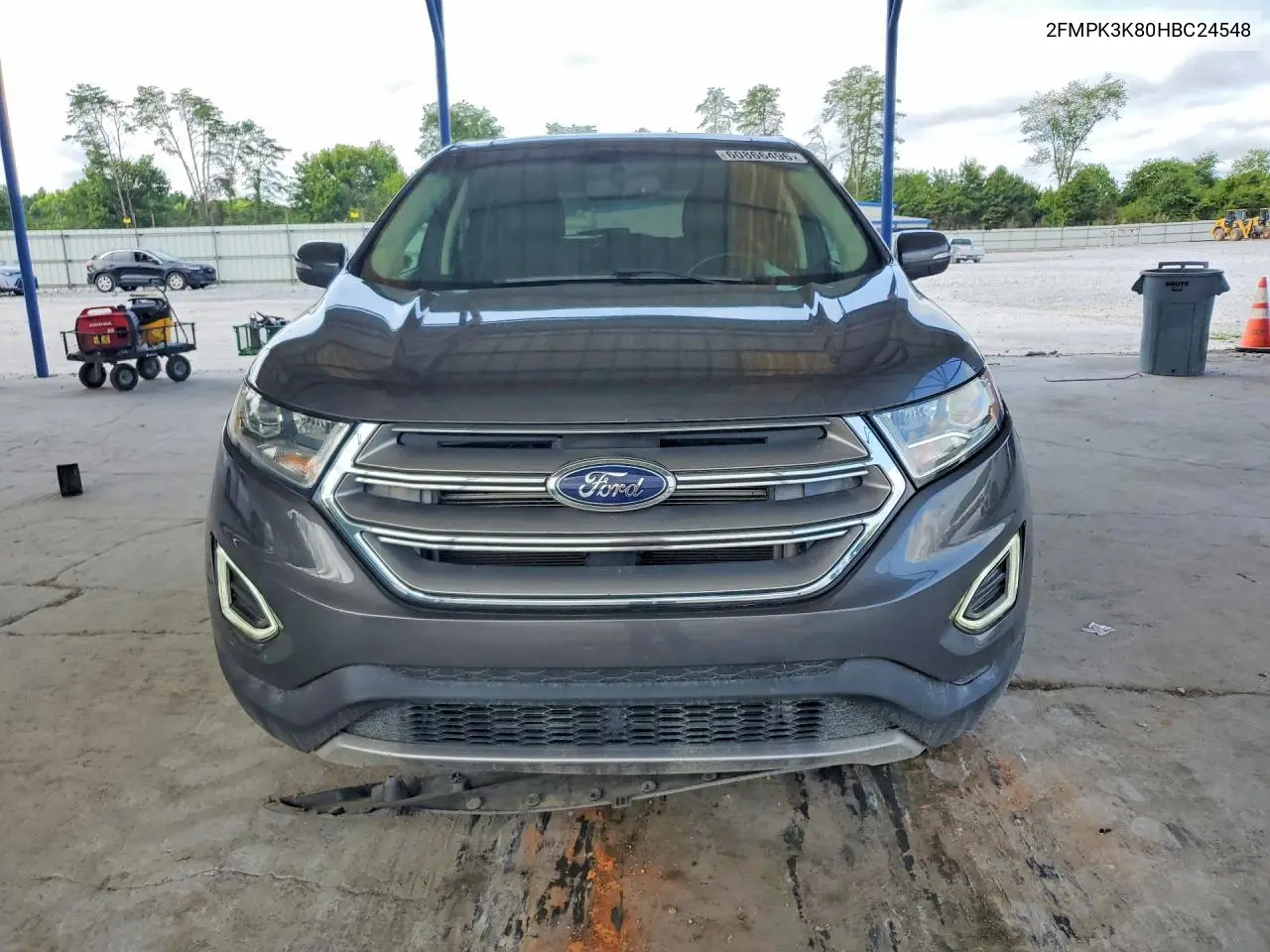 2017 Ford Edge Titanium VIN: 2FMPK3K80HBC24548 Lot: 60866496