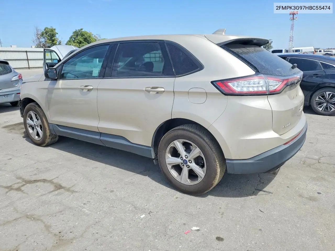 2017 Ford Edge Se VIN: 2FMPK3G97HBC55474 Lot: 61790086