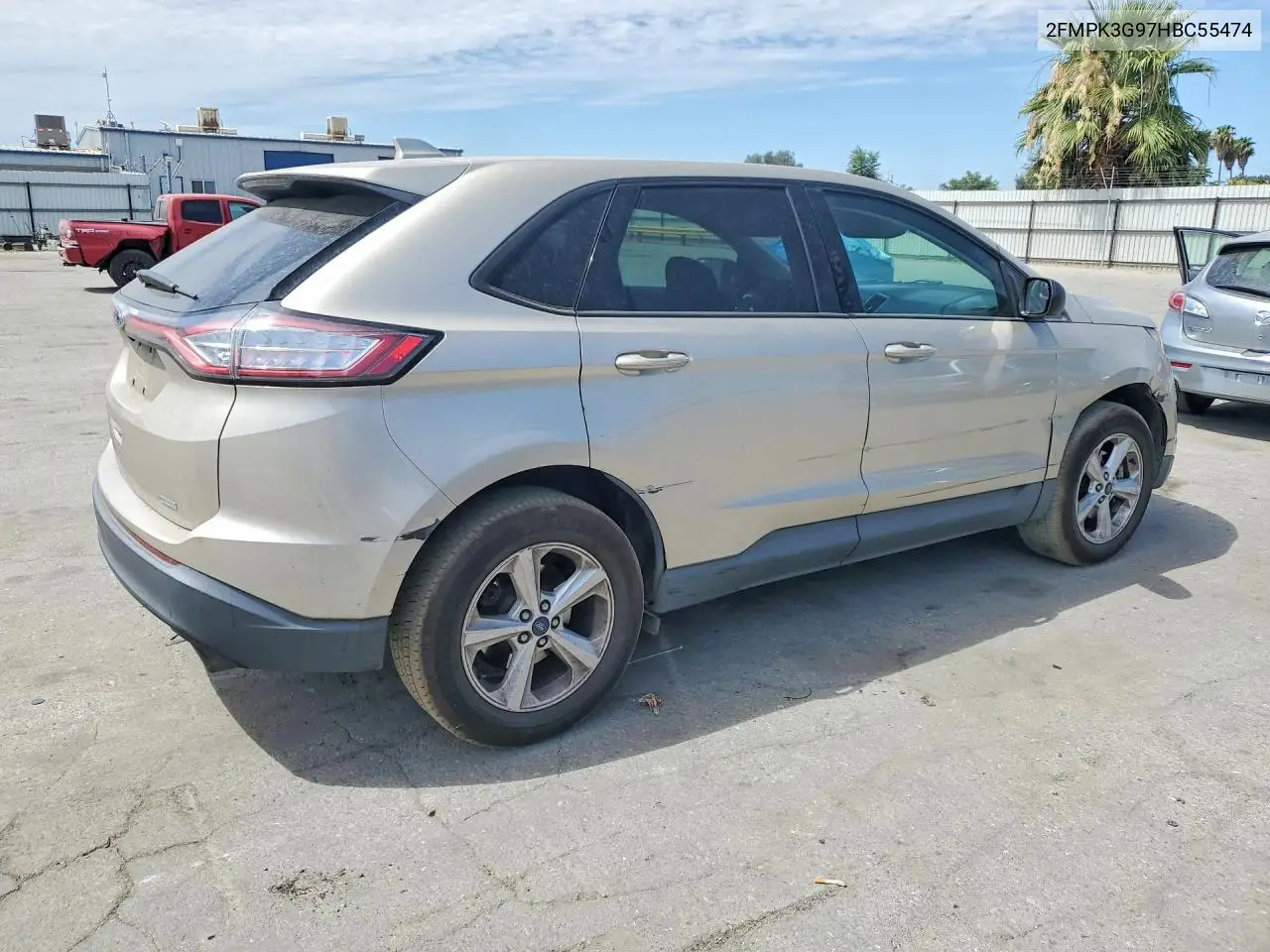 2017 Ford Edge Se VIN: 2FMPK3G97HBC55474 Lot: 61790086