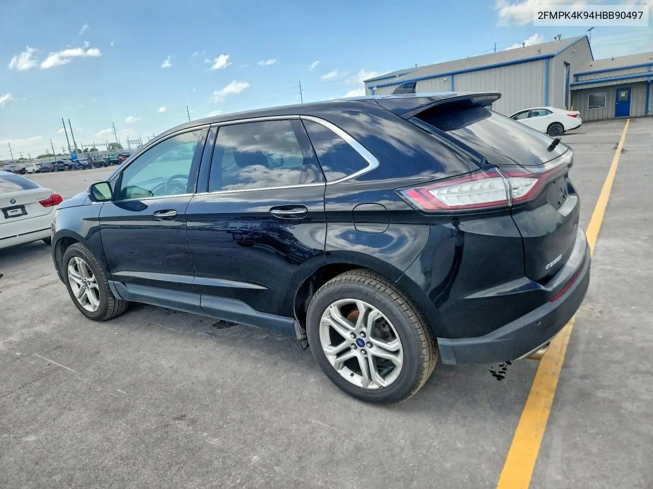 2017 Ford Edge Titanium VIN: 2FMPK4K94HBB90497 Lot: 61793026