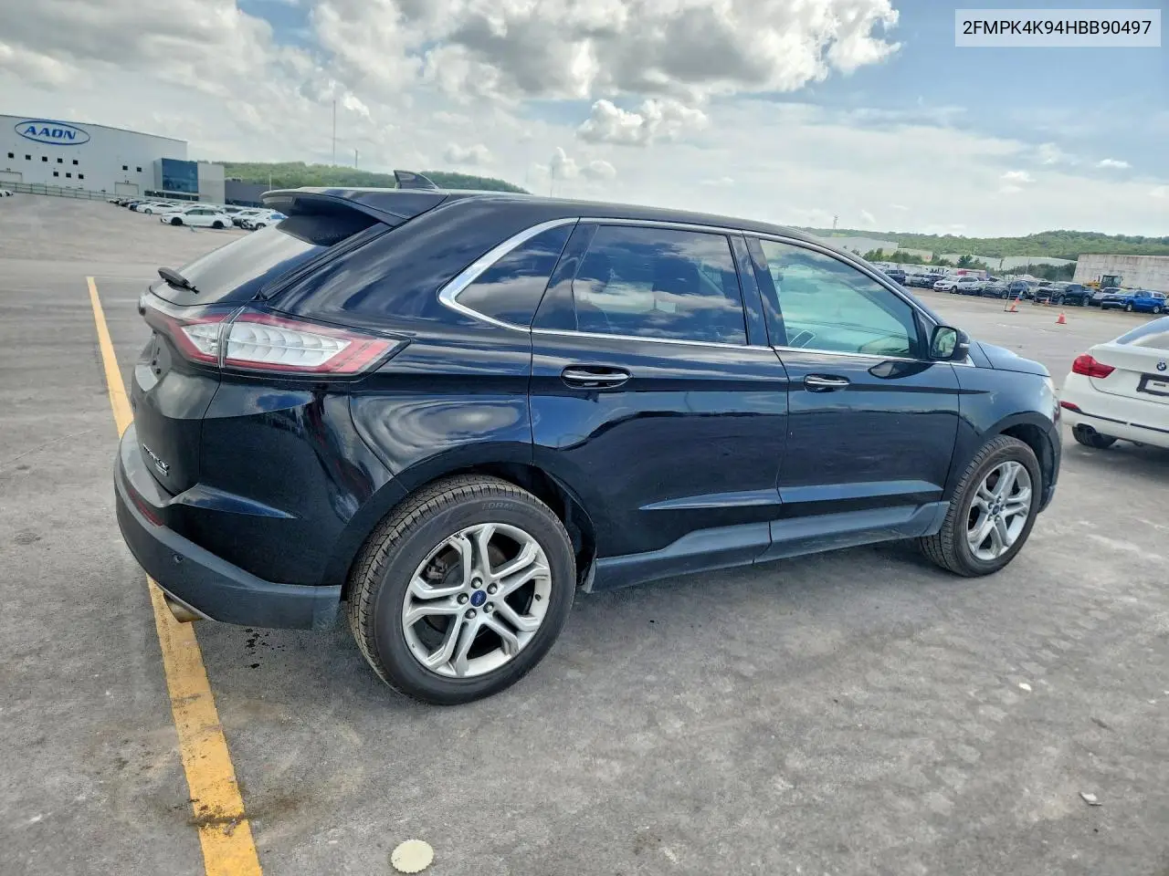 2017 Ford Edge Titanium VIN: 2FMPK4K94HBB90497 Lot: 61793026