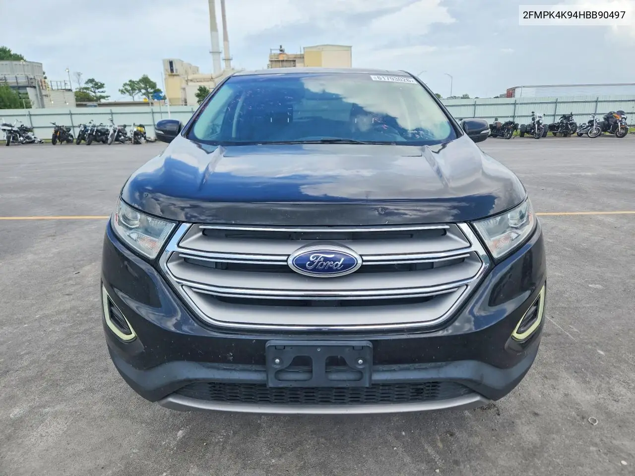 2017 Ford Edge Titanium VIN: 2FMPK4K94HBB90497 Lot: 61793026