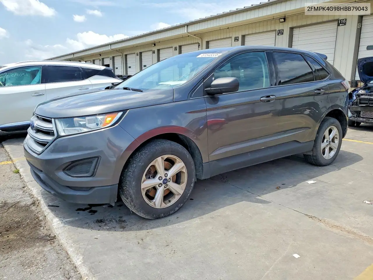 2017 Ford Edge Se VIN: 2FMPK4G98HBB79043 Lot: 61848336