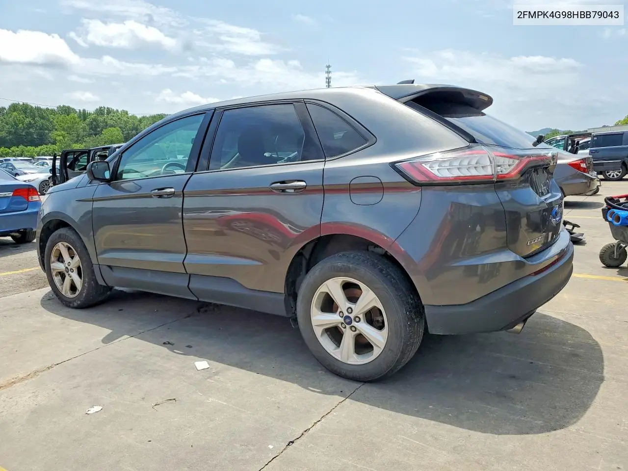 2017 Ford Edge Se VIN: 2FMPK4G98HBB79043 Lot: 61848336
