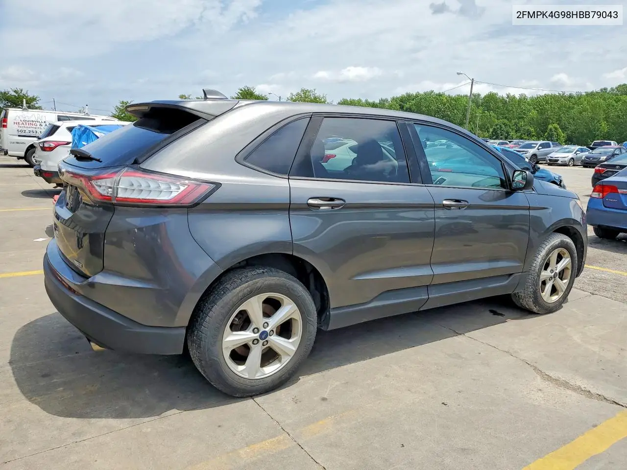 2017 Ford Edge Se VIN: 2FMPK4G98HBB79043 Lot: 61848336