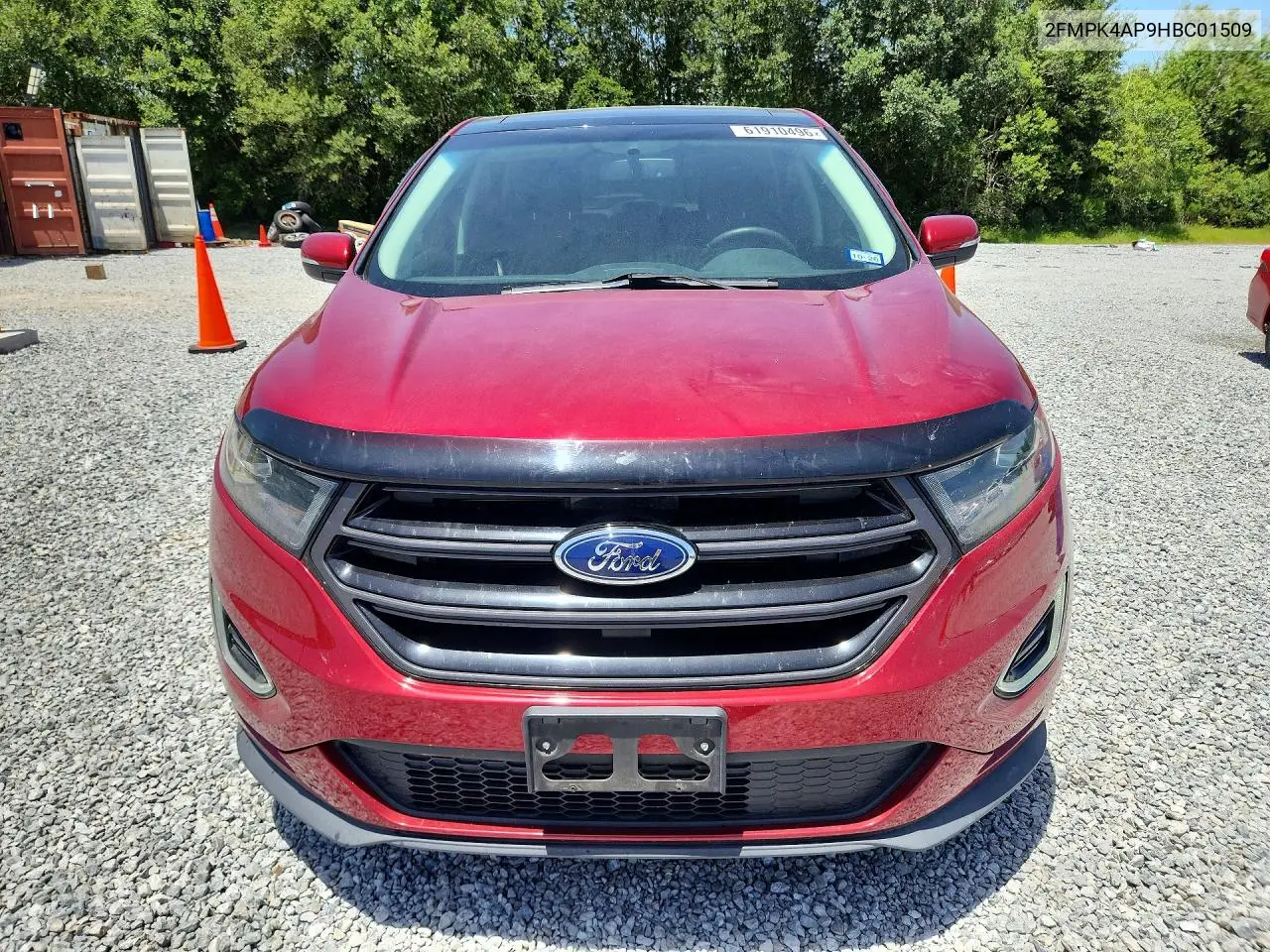 2017 Ford Edge Sport VIN: 2FMPK4AP9HBC01509 Lot: 61910496