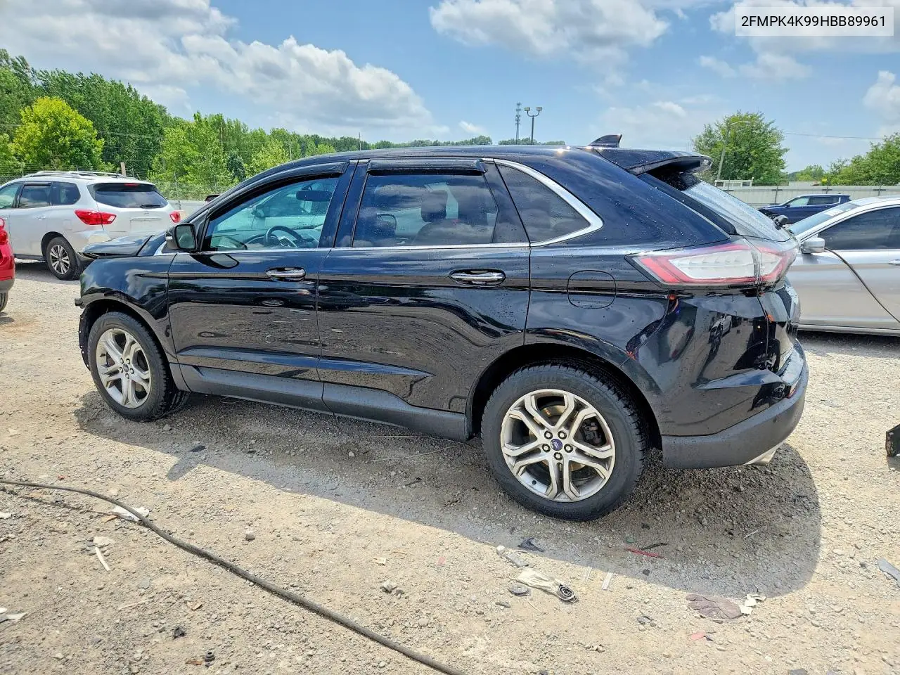 2017 Ford Edge Titanium VIN: 2FMPK4K99HBB89961 Lot: 61917096